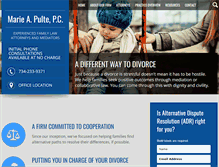 Tablet Screenshot of mediationcenterforfamily-law.com